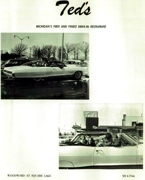 Teds Drive-In (Teds Trailer) - Old Yearbook Ad